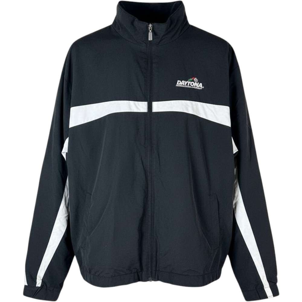 Chase Authentics NASCAR Daytona International Speedway Jacket Black Mens Large